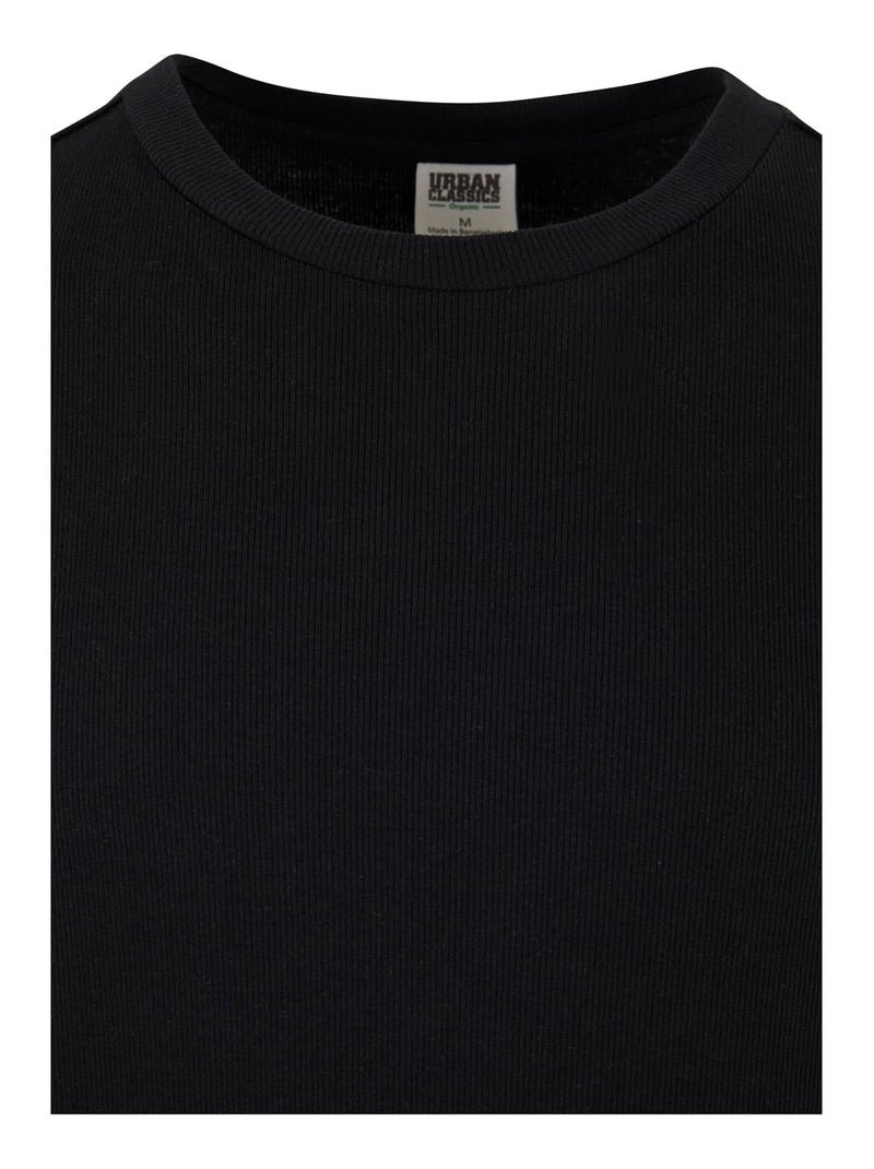 Pull manches longues motif/style côtelé - urban classics Noir - Kiabi