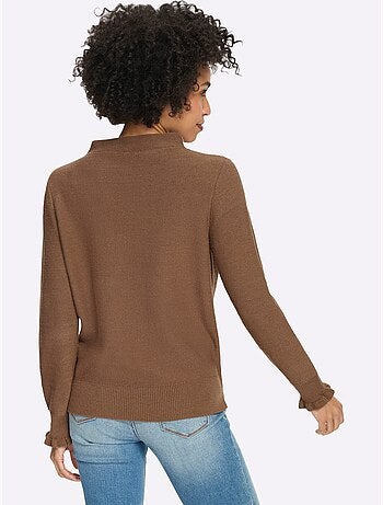 Pull manches ruchées - taille standard - helline