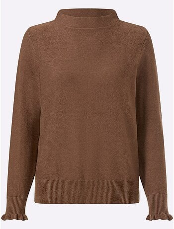 Pull manches ruchées - taille standard - helline