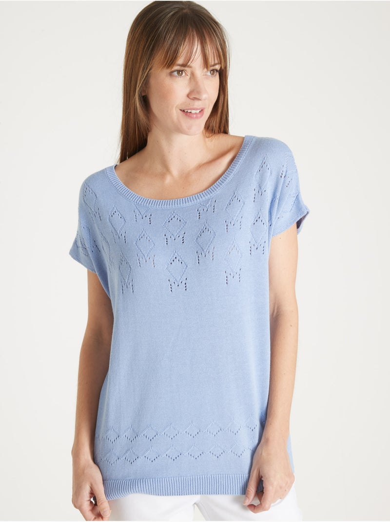Pull manches T - DAXON Bleu - Kiabi
