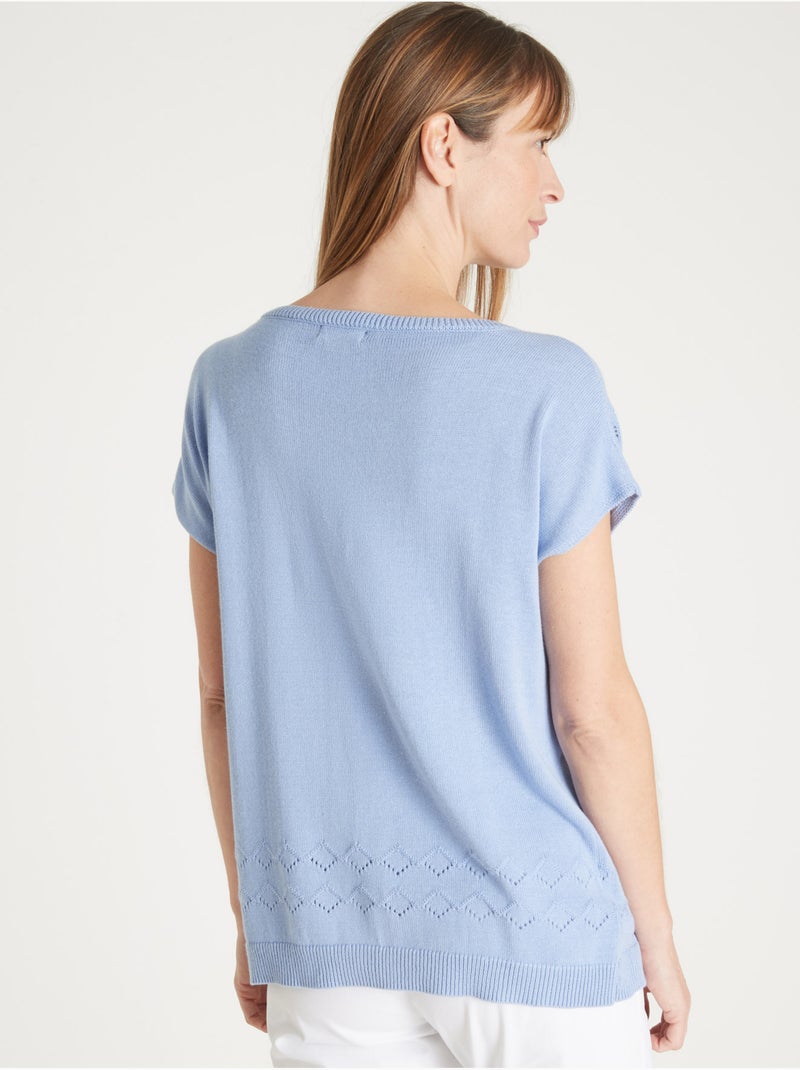 Pull manches T - DAXON Bleu - Kiabi