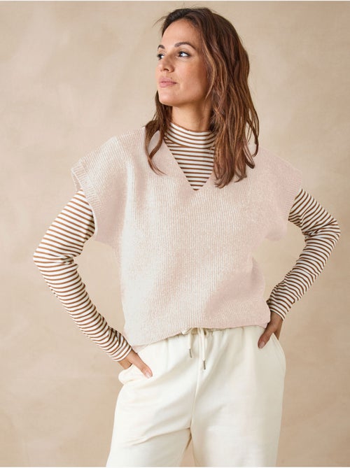 Pull manches T côtes anglaises - DAXON - Kiabi