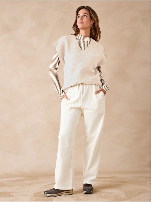 Pull manches T côtes anglaises - DAXON - Kiabi