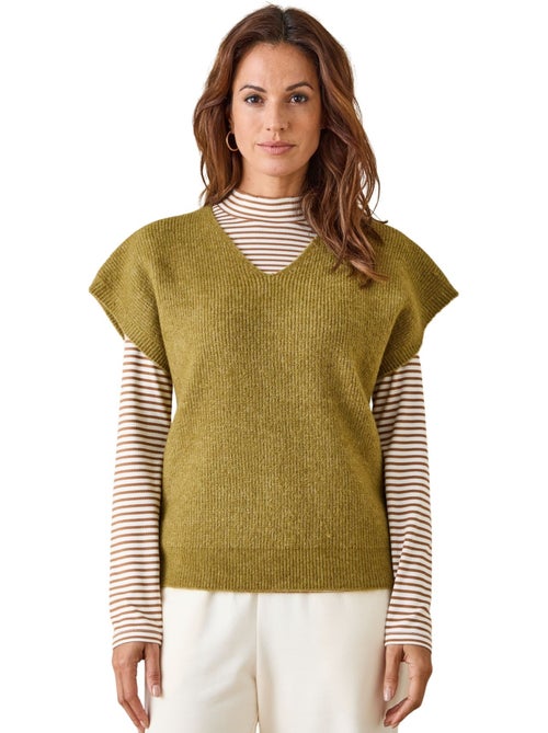 Pull manches T côtes anglaises - DAXON - Kiabi