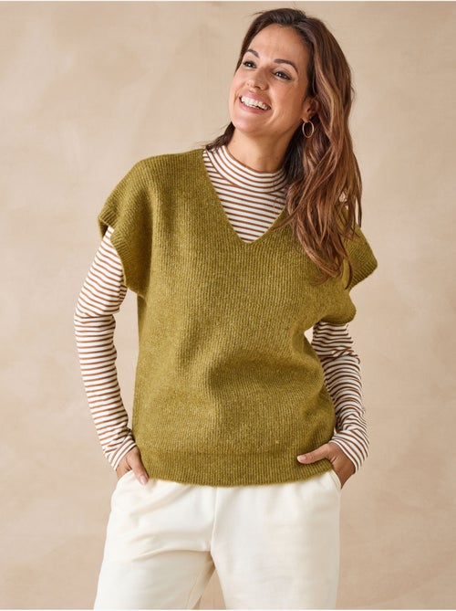 Pull manches T côtes anglaises - DAXON - Kiabi