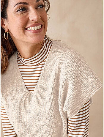 Pull manches T côtes anglaises