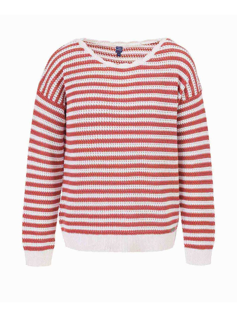 Pull marin - Terre de Marins Beige/Rose - Kiabi