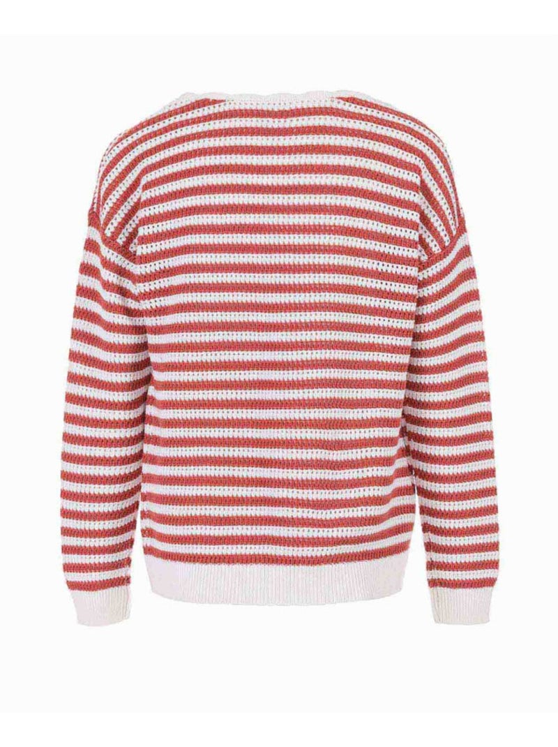Pull marin - Terre de Marins Beige/Rose - Kiabi
