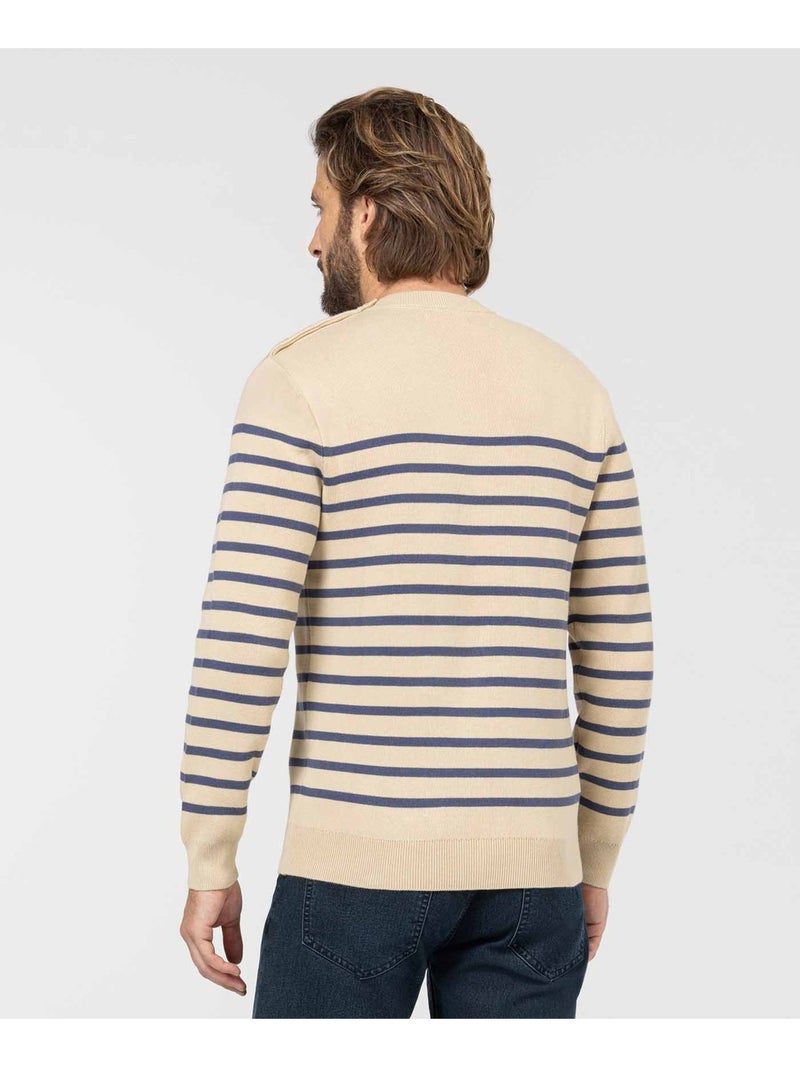 Pull marin - Terre de Marins Multicolore - Kiabi