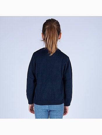 Pull marin enfant 'Breizh Océan', Pull en coton épais garçon ou fille