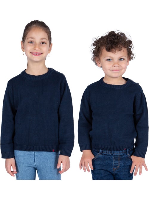 Pull marin enfant 'Breizh Océan', Pull en coton épais garçon ou fille - Kiabi Pull marin enfant 'Breizh Océan', Pull en coton épais garçon ou fille - Kiabi