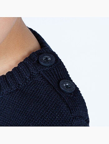 Pull marin enfant 'Breizh Océan', Pull en coton épais garçon ou fille