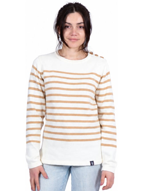 Pull marin femme rayé ou uni 'breizh océan', pull femme hiver - Kiabi Pull marin femme rayé ou uni 'breizh océan', pull femme hiver - Kiabi