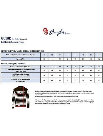 Pull marin homme rayé ou uni 'breizh océan', pull homme hiver