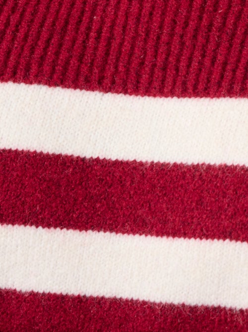 Pull marinière épaule boutonnée. - Damart - Kiabi