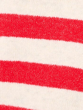 Pull marinière épaule boutonnée. - Damart