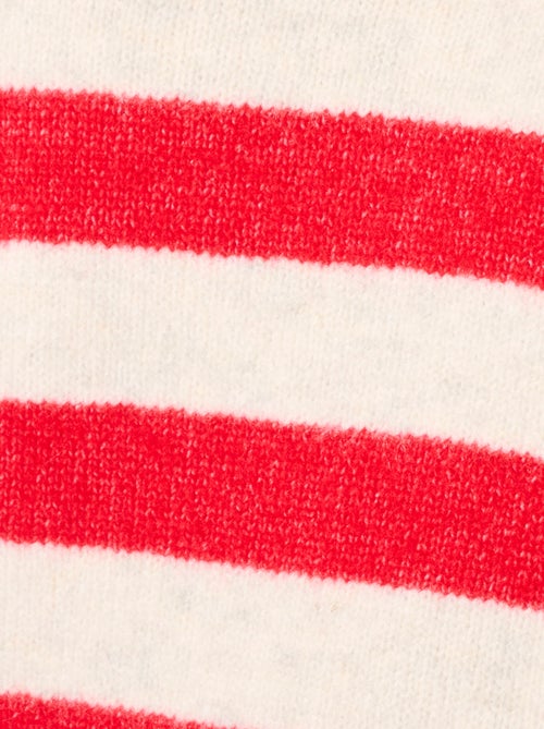 Pull marinière épaule boutonnée. - Damart - Kiabi