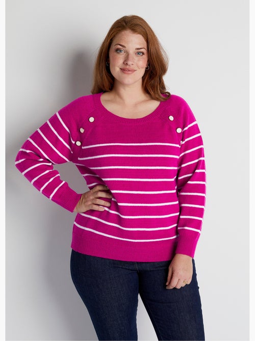 Pull marinière manches longues rayé - Afibel - Kiabi