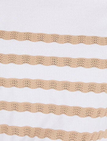 Pull marinière rayures fantaisie - Damart