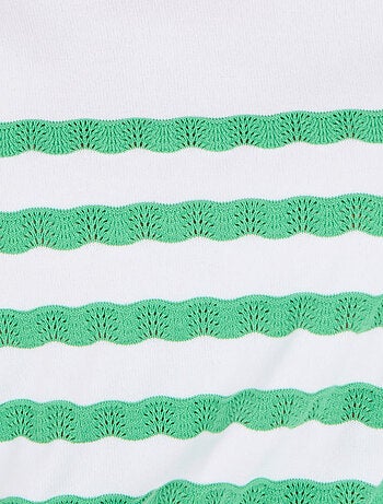 Pull marinière rayures fantaisie - Damart