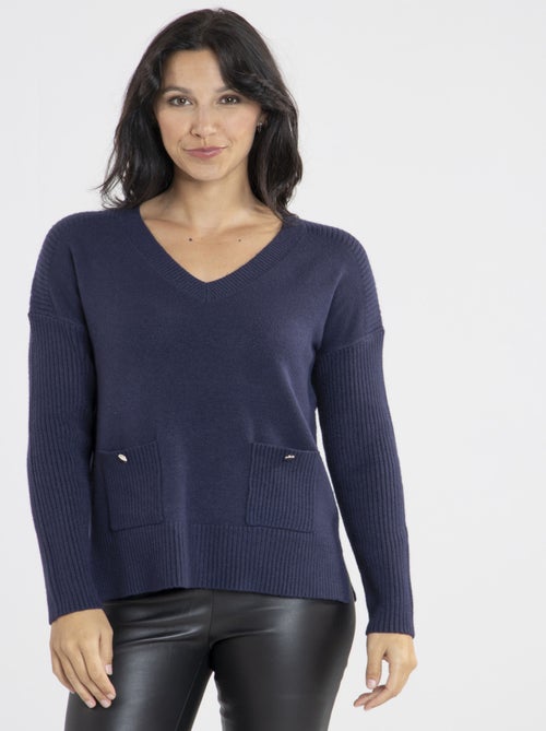 Pull Martine  | Gerard Pasquier Avec Col V | Gerard Pasquier - Kiabi