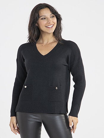 Pull Martine | Gerard Pasquier Avec Col V | Gerard Pasquier