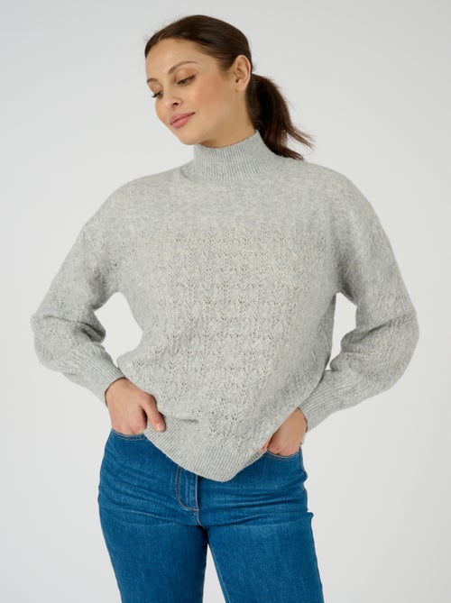 Pull mélange alpaga - Damart - Kiabi