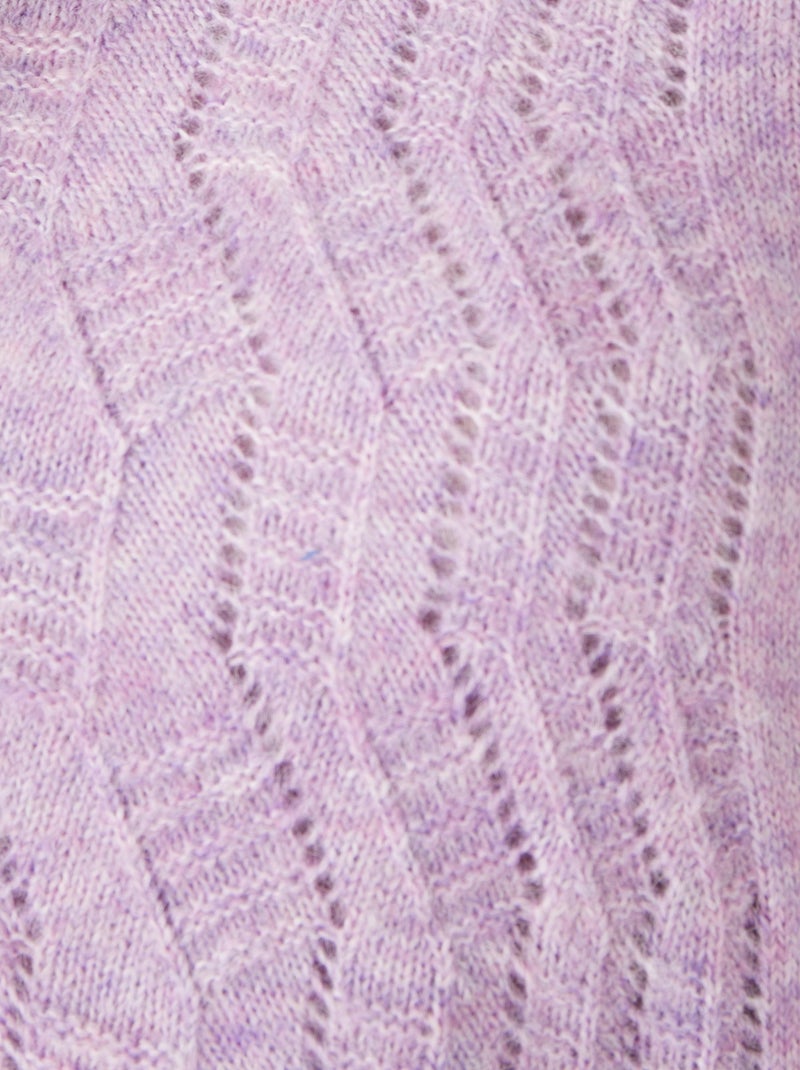 Pull mélange alpaga  - Damart Mauve lilas - Kiabi