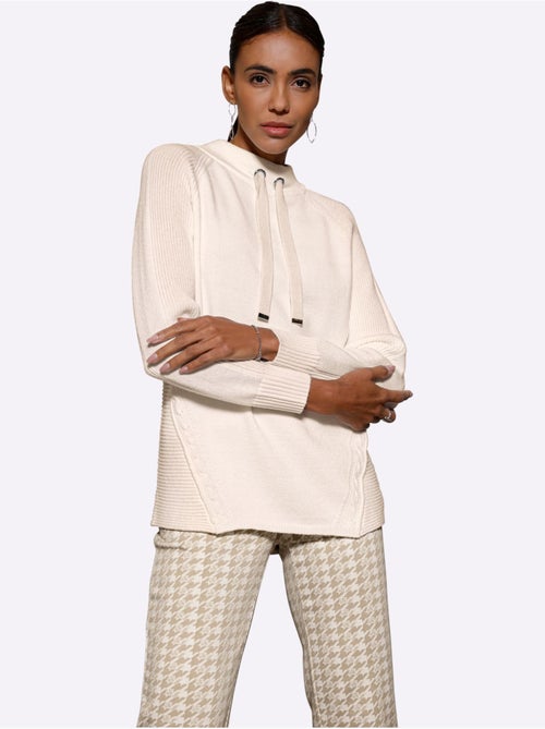 Pull Mélange De Modal Doux - Taille Standard - Helline - Kiabi