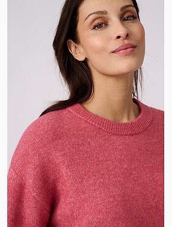 Pull mélange laine et alpaga manches larges - Damart