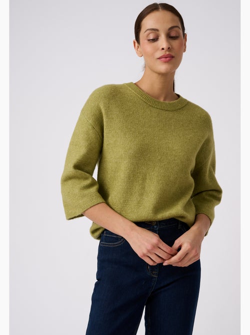 Pull mélange laine et alpaga manches larges - Damart - Kiabi Pull mélange laine et alpaga manches larges - Damart - Kiabi