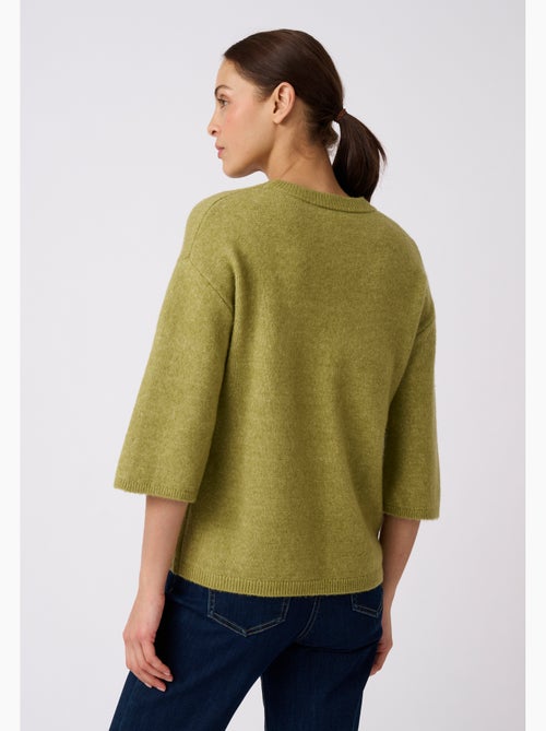 Pull mélange laine et alpaga manches larges - Damart - Kiabi Pull mélange laine et alpaga manches larges - Damart - Kiabi