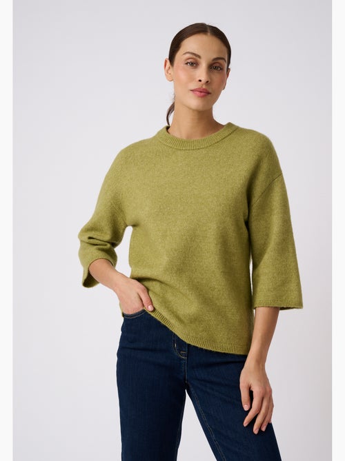 Pull mélange laine et alpaga manches larges - Damart - Kiabi Pull mélange laine et alpaga manches larges - Damart - Kiabi