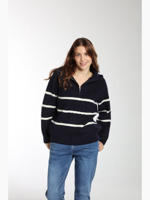 Pull Mer  | Gerard Pasquier Avec Col Camionneur | Gerard Pasquier - Kiabi