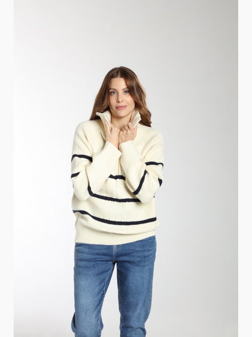 Pull Mer  | Gerard Pasquier Avec Col Camionneur | Gerard Pasquier - Kiabi