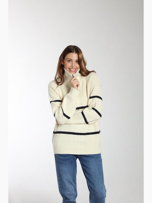 Pull Mer  | Gerard Pasquier Avec Col Camionneur | Gerard Pasquier - Kiabi