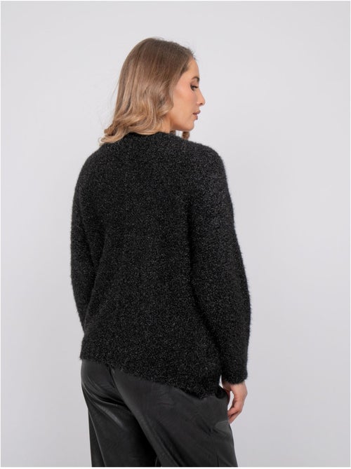 Pull message maille poilue fil doré koperdi - Kiabi Pull message maille poilue fil doré koperdi - Kiabi