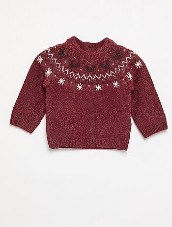 Pull 'Mickey' 'Disney' à col rond 'Noël'