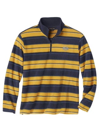Pull Micropolaire Rayé Rocheuses   - ATLAS FOR MEN