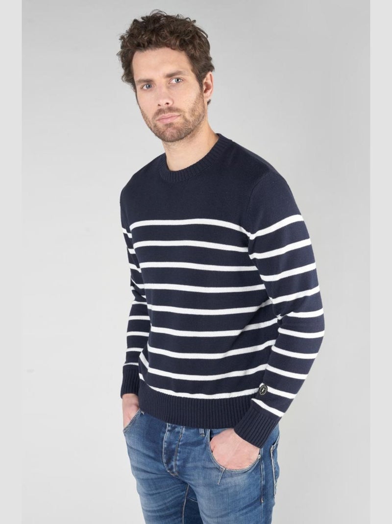Pull MILOR 'Le Temps Des Cerises' Bleu - Kiabi