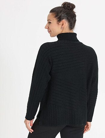 Pull Mina Black | Gerard Pasquier Avec Col Roulé | Gerard Pasquier