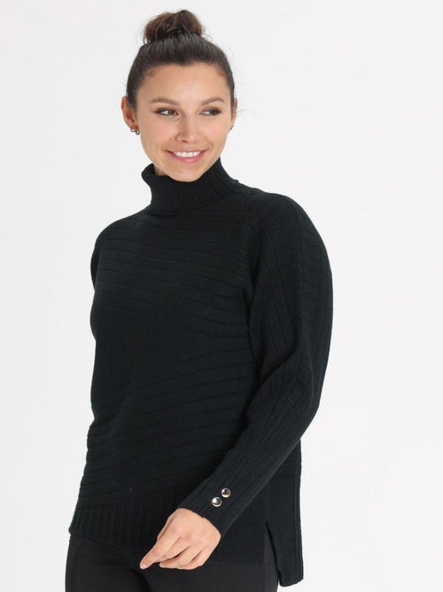 Pull Mina Black | Gerard Pasquier Avec Col Roulé | Gerard Pasquier - Kiabi