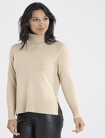 Pull Mina Camel Pulls roulé