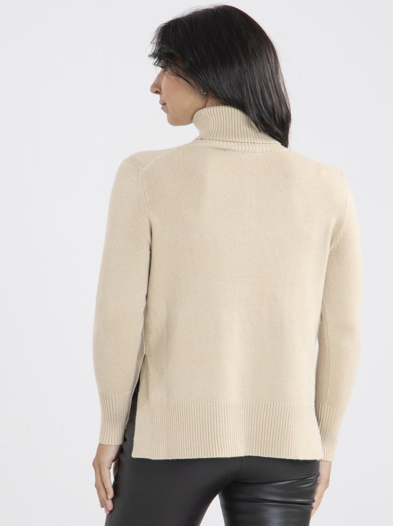 Pull Mina  | Gerard Pasquier Avec Col Roulé | Gerard Pasquier Camel - Kiabi