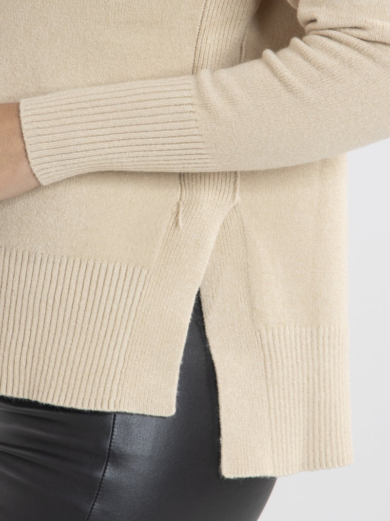 Pull Mina  | Gerard Pasquier Avec Col Roulé | Gerard Pasquier Camel - Kiabi