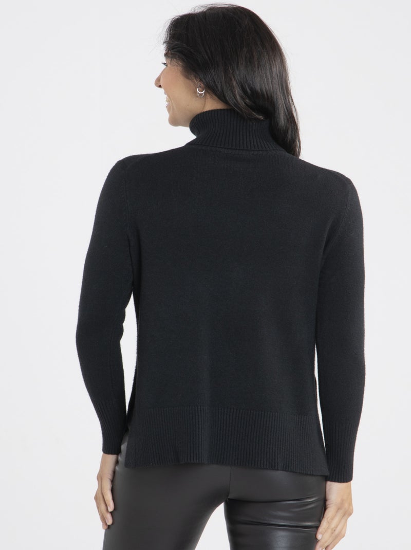Pull Mina  | Gerard Pasquier Avec Col Roulé | Gerard Pasquier Noir - Kiabi