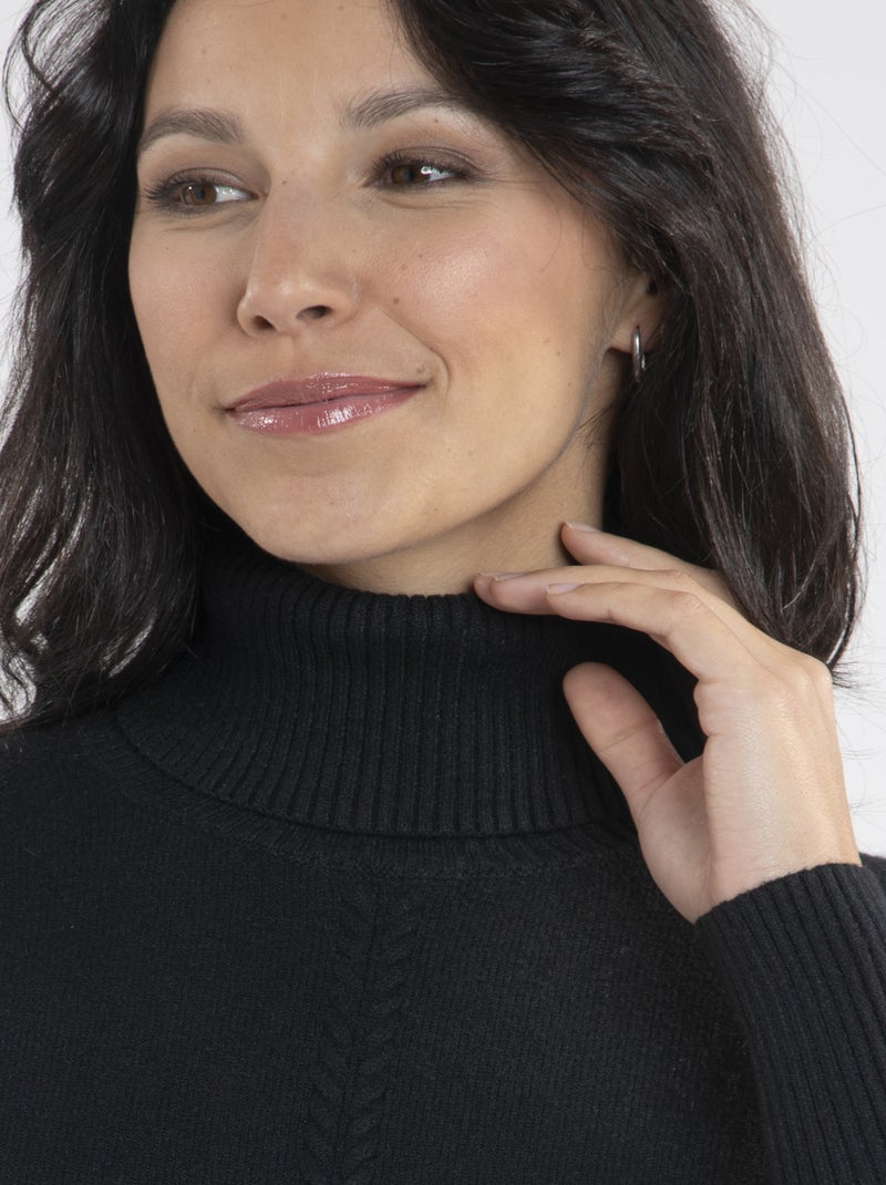 Pull Mina  | Gerard Pasquier Avec Col Roulé | Gerard Pasquier Noir - Kiabi