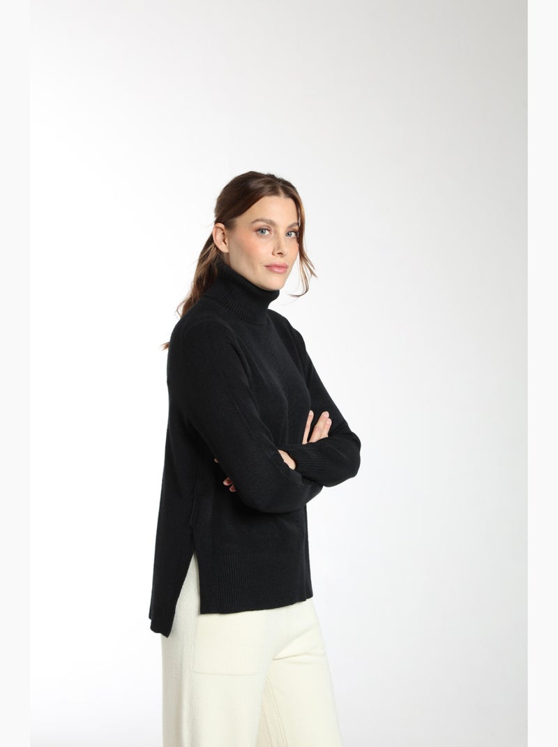 Pull Mina  | Gerard Pasquier Avec Col Roulé | Gerard Pasquier Noir - Kiabi