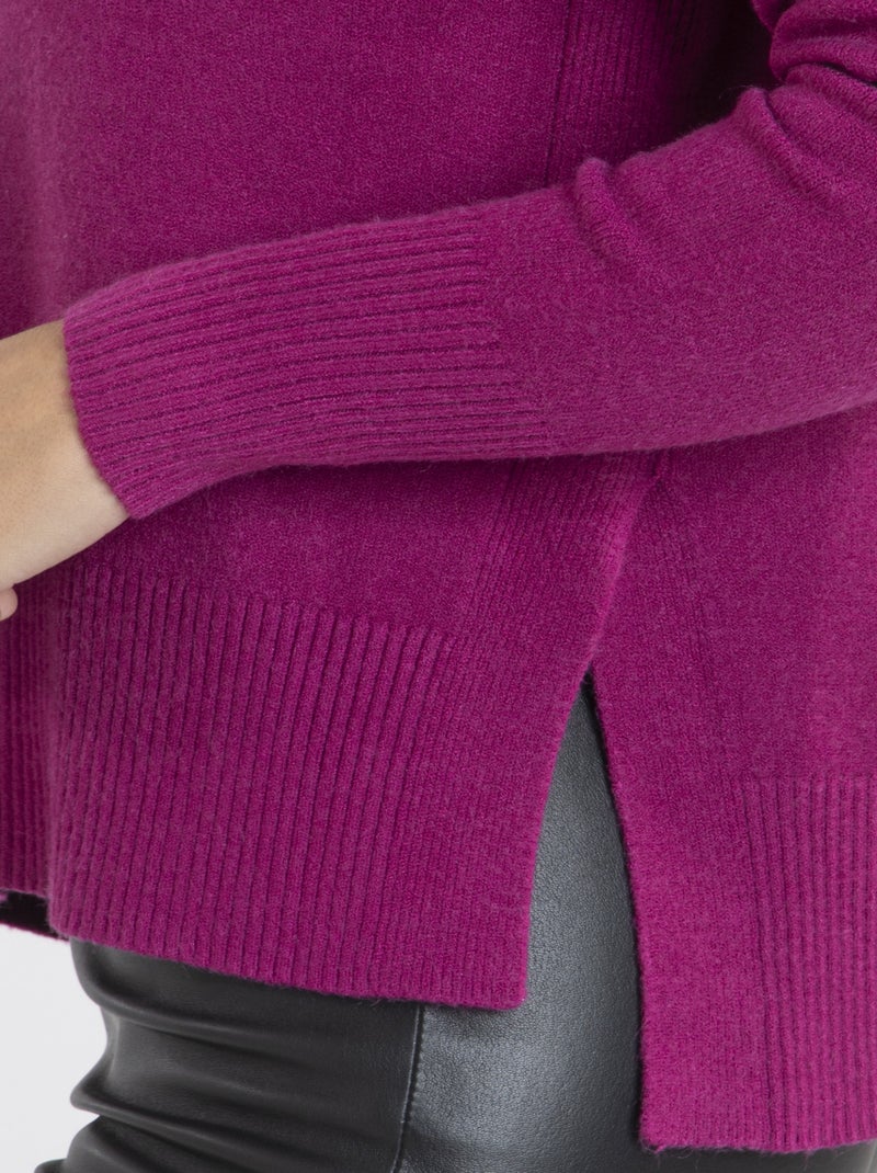 Pull Mina  | Gerard Pasquier Avec Col Roulé | Gerard Pasquier Rose fushia - Kiabi