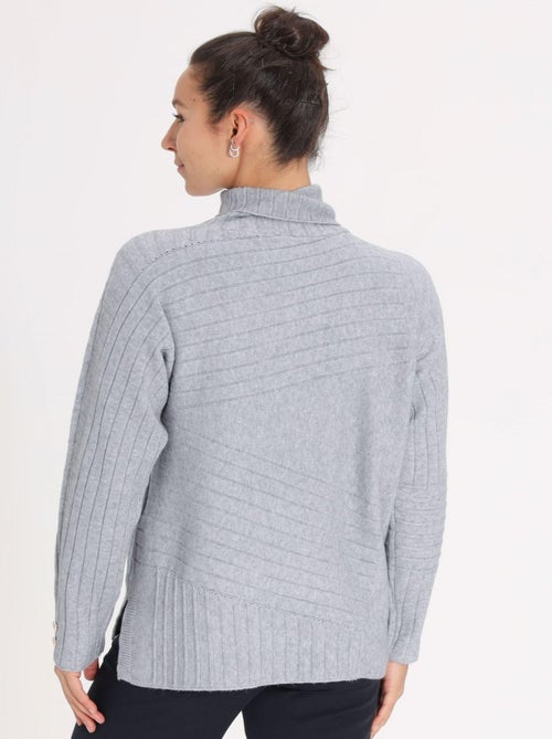 Pull Mina Grey | Gerard Pasquier Avec Col Roulé | Gerard Pasquier - Kiabi